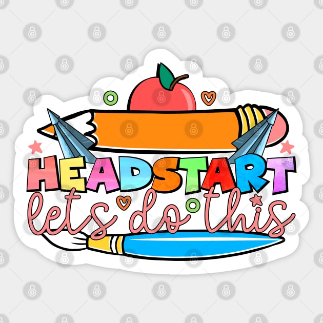 Headstart Let's Do This Sticker by Etopix